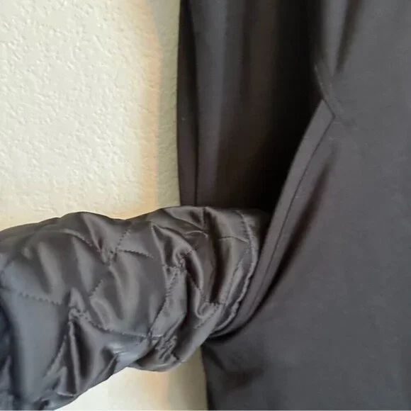 Maurices 24/7 Zip Up Front Sleeveless  Black Pockets Lagenlook Soft Dress Sz 1X - Picture 6 of 13